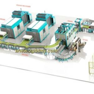 Vacuum packaging machine assembly line